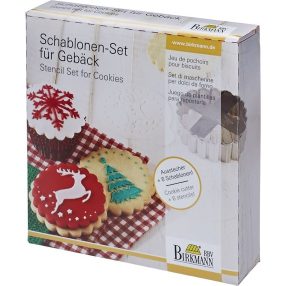 Kekszkiszúró készlet sablonokkal - Birkmann